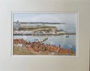 A Whitby Evening - Sam Burden ORIGINAL WATERCOLOUR mounted