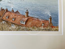 A Whitby Evening - Sam Burden ORIGINAL WATERCOLOUR detail