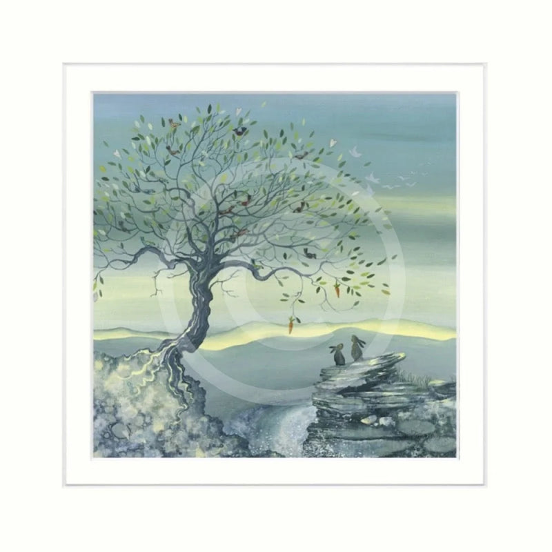 Stream By Catherine Stephenson Mounted Miniature