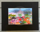 All About the Hats by Jonathan Williams, mounted in black