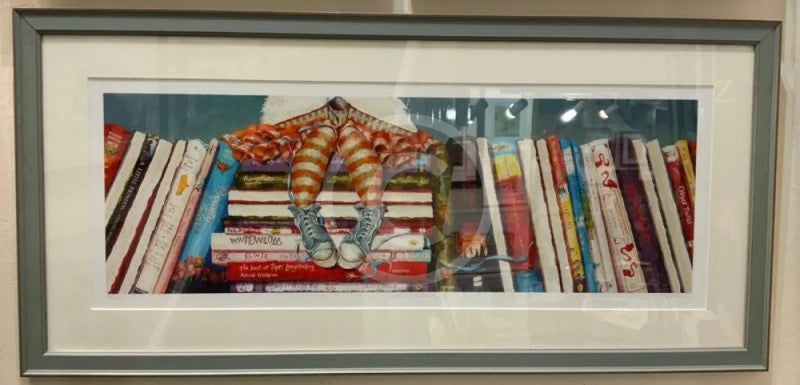 Almost Halfway, Book Print by Amanda Stratford 