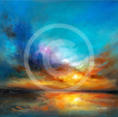 Amazing Sunset by Anna Schofield - Print on Canvas