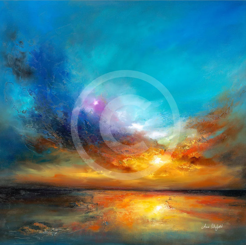 Amazing Sunset by Anna Schofield - Print on Canvas
