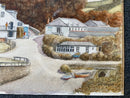 An Evening with Friends, Port Gaverne, Cornwall - Sam Burden ORIGINAL WATERCOLOUR detail