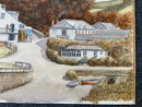 An Evening with Friends, Port Gaverne, Cornwall - Sam Burden ORIGINAL WATERCOLOUR detail