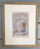 At a Crossroads  LIMITED EDITION by Sam Toft Framed in 225 Honey
