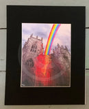 At the End of the Rainbow by Jonathan Williams, mounted in black 