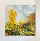 Autumn Gold by Minu Achrekar - Mounted - Art Print