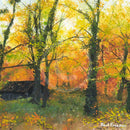 Autumn in the Wood Miniature GICLEE PRINT by Paul Freeman