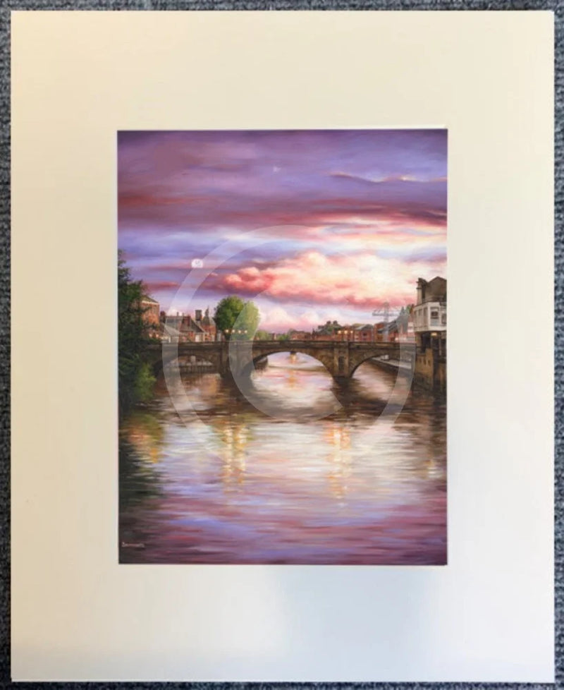 Autumn Twilight, Lendal Bridge by Mark Braithwaite
