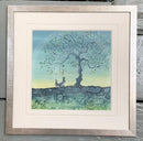 Balancing Act by Catherine Stephenson Framed Mounted Miniature