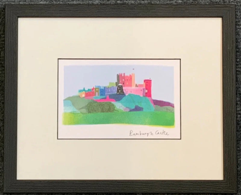  Bamburgh Castle Print by Ilona Drew