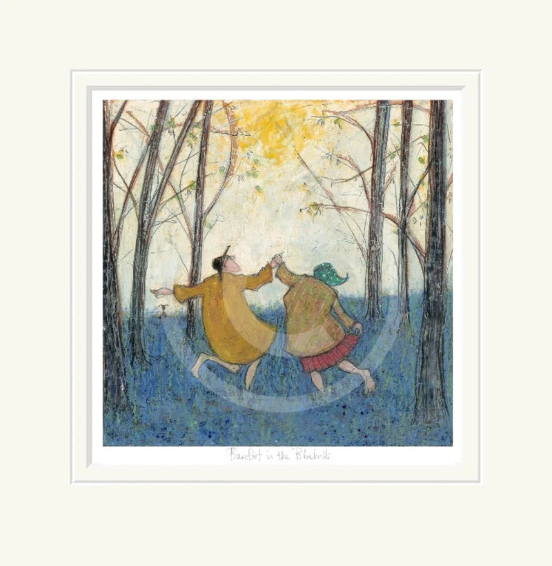 Barefoot in the Bluebells LIMITED EDITION by Sam Toft