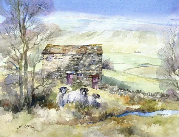 Barn at Bainbridge  by John Sibson