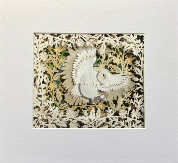 Barn Owl in Flight, Giclée Print by Anna Cook
