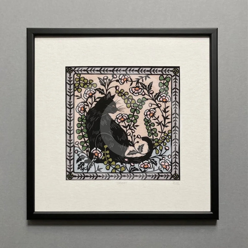 Barney - Giclée Print by Anna Cook framed