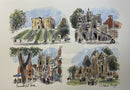 Beautiful York, Richard Briggs ORIGINAL WATERCOLOUR