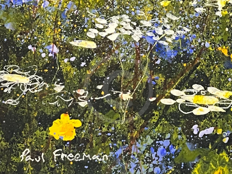 Detail image of Artist Paul Freeman's signature