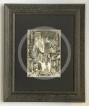 Beneath the Sheets; A Dance Macabre (detail) - Monochrome Edition Framed in  muse II black