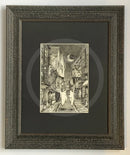 Beneath the Sheets; A Dance Macabre (detail) - Monochrome Edition Framed in  muse II black