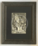 Beneath the Sheets; A Dance Macabre (detail) - Monochrome Edition Framed in  muse II black