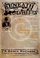 Beneath the Sheets; A Dance Macabre (detail) - Monochrome Edition Mounted Print