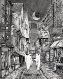 Beneath the Sheets; A Dance Macabre (detail) - Monochrome Edition