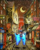 Beneath the Sheets; A Dance Macabre - Enchanted Edition Mounted Embellished Print