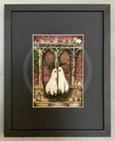 Beneath The Sheets; A Forbidden Love - Colour Edition Framed In Small Linear Black (A) Mounted Print