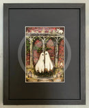 Beneath The Sheets; A Forbidden Love - Colour Edition Framed In Small Linear Black (A) Mounted Print