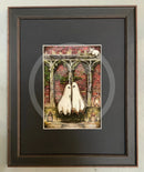 Beneath The Sheets; A Forbidden Love - Colour Edition Framed In Distressed Pastel Black (C) Mounted