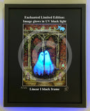 Beneath the Sheets; A Forbidden Love - Enchanted Limited Edition - Ghostly Lights Mounted Embellished Print