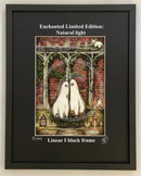 Beneath the Sheets; A Forbidden Love - Enchanted Limited Edition - Ghostly Lights Mounted Embellished Print