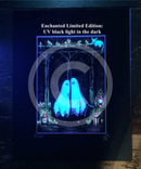 Beneath the Sheets; A Forbidden Love - Enchanted Limited Edition - Ghostly Lights Mounted Embellished Print