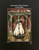 Beneath the Sheets; A Forbidden Love - Enchanted Limited Edition - Ghostly Lights Mounted Embellished Print