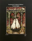 Beneath the Sheets; A Forbidden Love - Enchanted Limited Edition - Ghostly Lights Mounted Embellished Print
