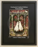 Beneath the Sheets; A Forbidden Love - Enchanted Limited Edition - Ghostly Lights Mounted Embellished Print