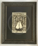 Beneath the Sheets; A Forbidden Love - Monochrome Edition Framed 11x14” in Muse II Black (F) Mounted Print