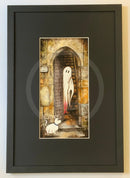 Beneath the Sheets; A Rebellious Spirit Enchanted Edition Mounted Embellished Print