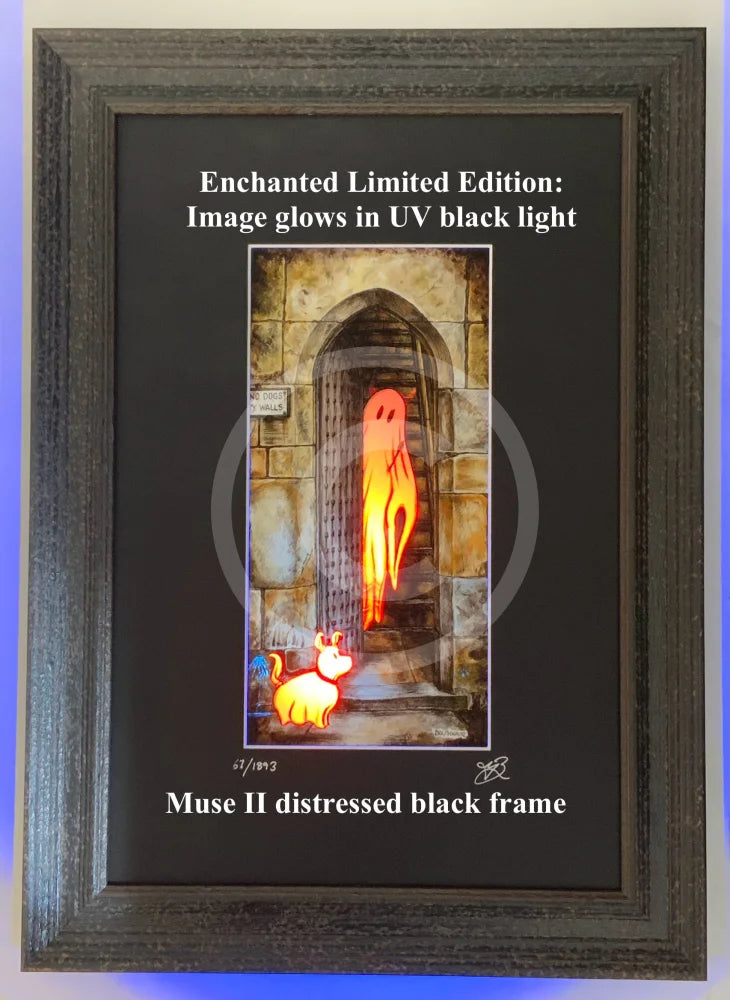 Beneath the Sheets; A Rebellious Spirit - Enchanted Limited Edition; Wee Devil Mounted Embellished Print