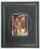 Beneath the Sheets; The Archbishop and the Arsonist - Colour Edition - Framed 11x14” in Muse II Black (F) - Mounted