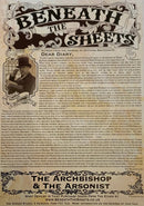 Beneath the Sheets; The Archbishop and the Arsonist - Monochrome Edition - Mounted Print