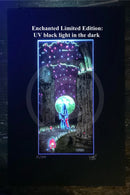 Beneath the Sheets; The Black Abbot - Enchanted Limited Edition; Celestial Lights Mounted Embellished Print