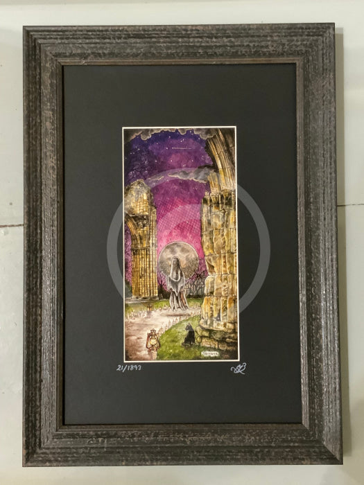 Beneath The Sheets; The Black Abbot - Enchanted Limited Edition; Celestial Lights Framed Wide
