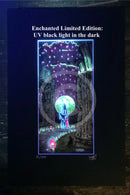 Beneath the Sheets; The Black Abbot - Enchanted Limited Edition; Celestial Lights Mounted Embellished Print