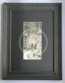 Beneath the Sheets; The Black Abbot - Monochrome Edition Framed in muse II black