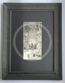 Beneath the Sheets; The Black Abbot - Monochrome Edition Framed in muse II black