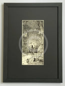 Beneath the Sheets; The Black Abbot - Monochrome Edition Framed in small linear I Black