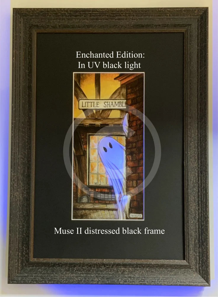 Beneath the Sheets; Boo! Horace Causes Trouble - Enchanted Edition Mounted Embellished Print