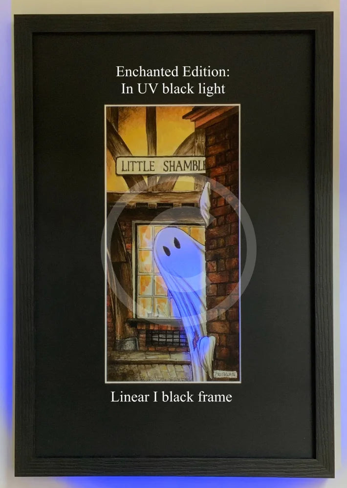 Beneath the Sheets; Boo! Horace Causes Trouble - Enchanted Edition Mounted Embellished Print